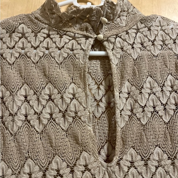 Light brown Free People Lacey worn 1x - Picture 4 of 4